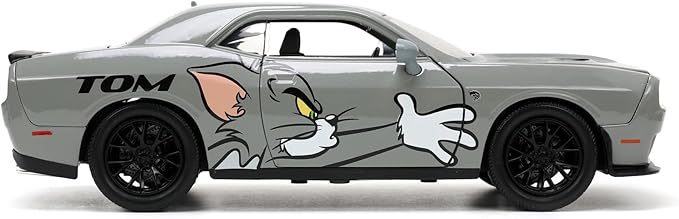 Muscle car diecast with cartoon graphic