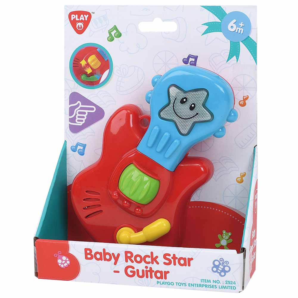 Musical Baby Rock Star Guitar Toy Layout