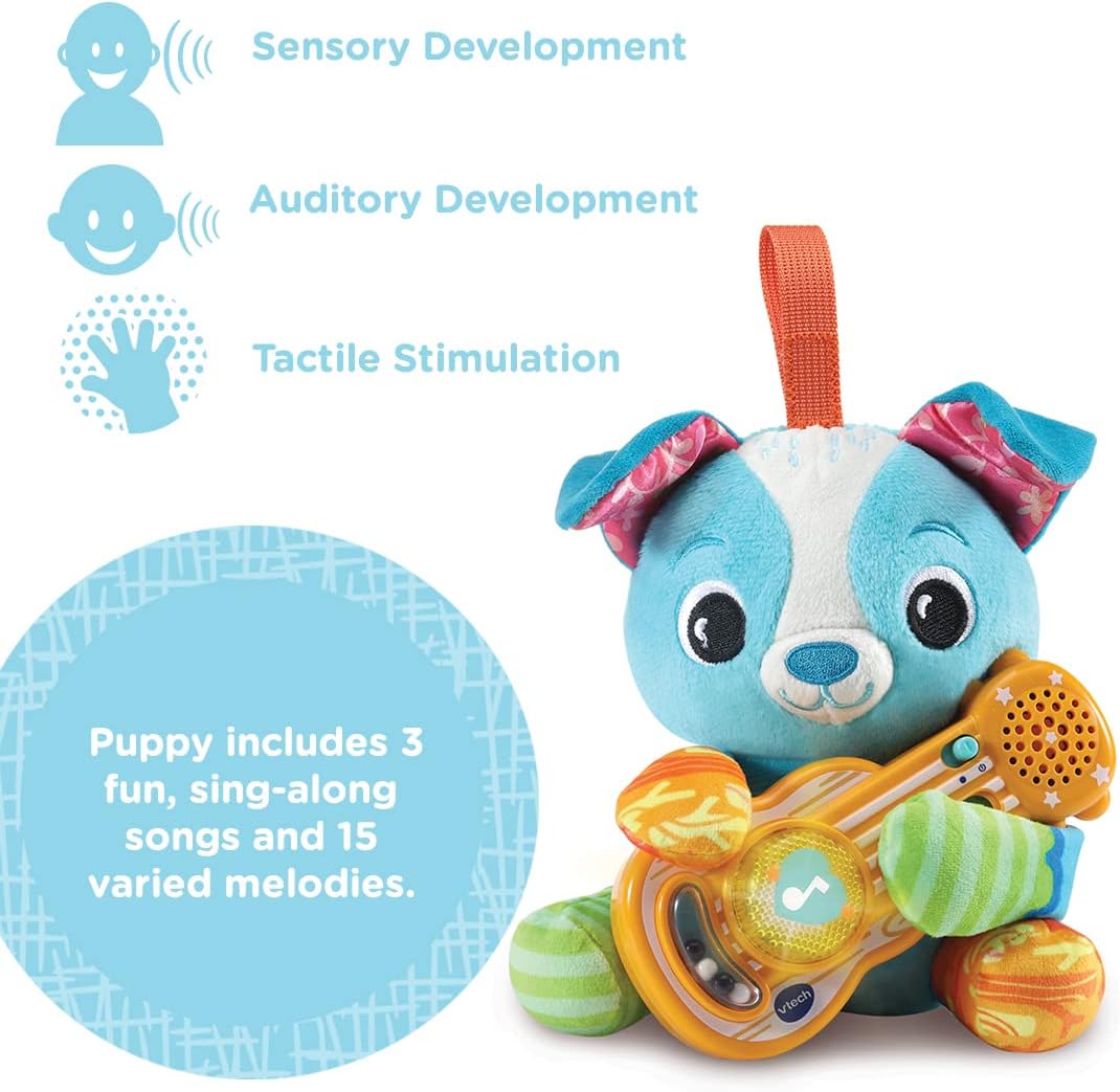 Musical Puppy Sounds Guitar Toy Layout
