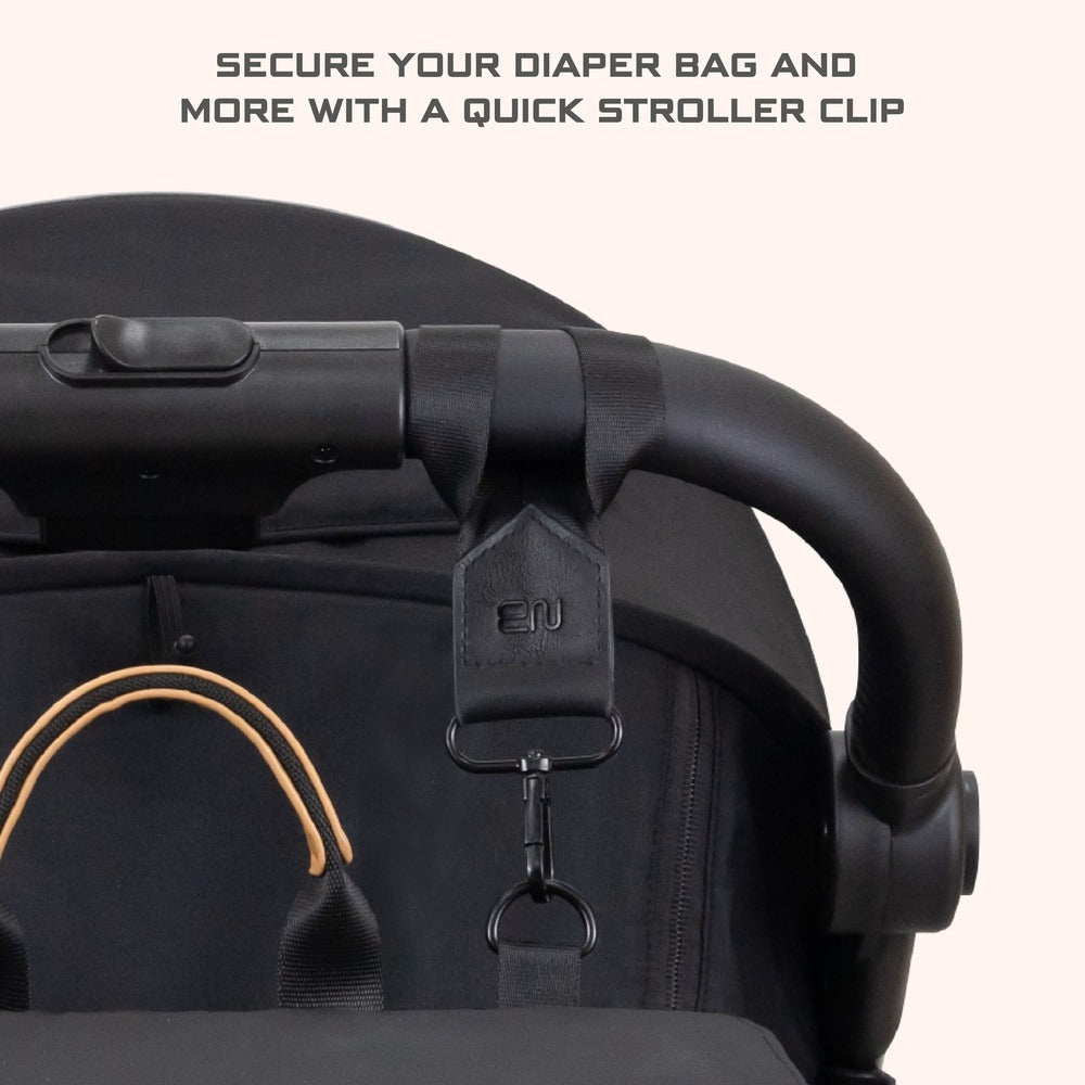 Neobreez Universal Stroller Hooks Clip Set Black