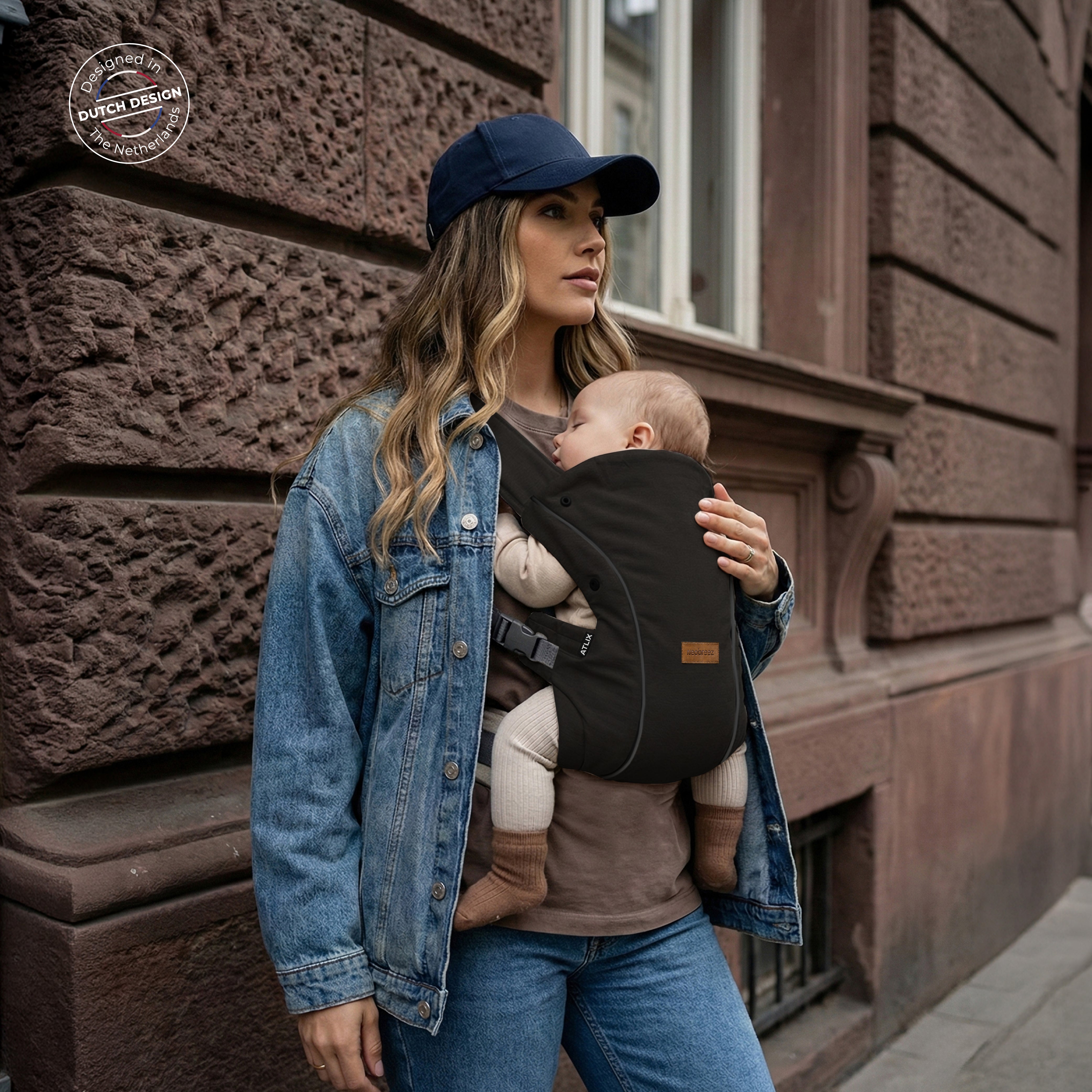 Neobreez Atlix 3 In 1 Convertible Baby Carrier Newborn To Toddler Black