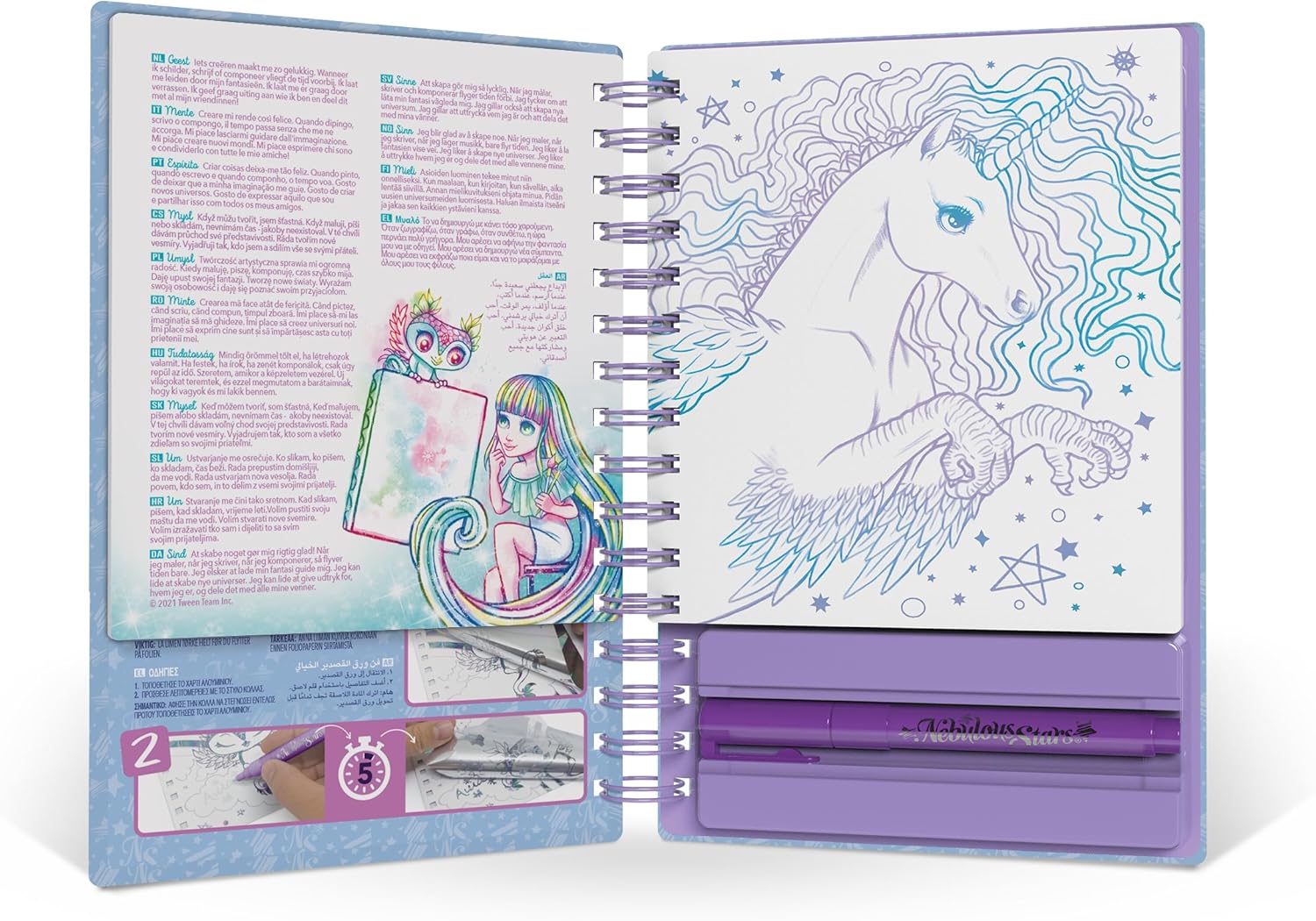 Nebulous Stars Small Creative Book-Fantasy foil