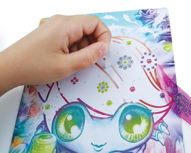Nebulous Stars Creset Glitter and Foil Art