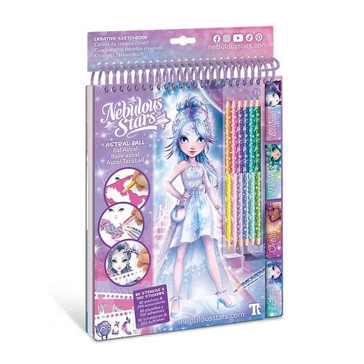 Nebulous Stars Fashion Sketchbook Astral Ball
