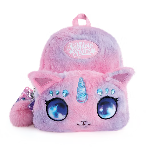 Nebulous Stars Fuzzy Backpack Purse Stella