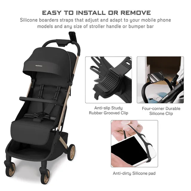 Neobreez 360 Degree Adjustable Stroller Phone Holder Universal Fit Neobreez Yallatoys