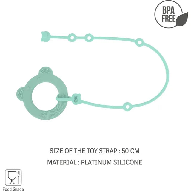 Neobreez Silicone Strap For Pacifiers Toys Teethers and Bottles Pack of 2 Neobreez Yallatoys