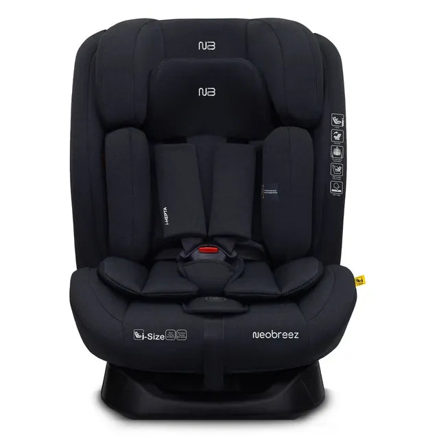 Neobreez i-Hepta i-Size All-In-1 Convertible Car Seat Black Neobreez Yallatoys