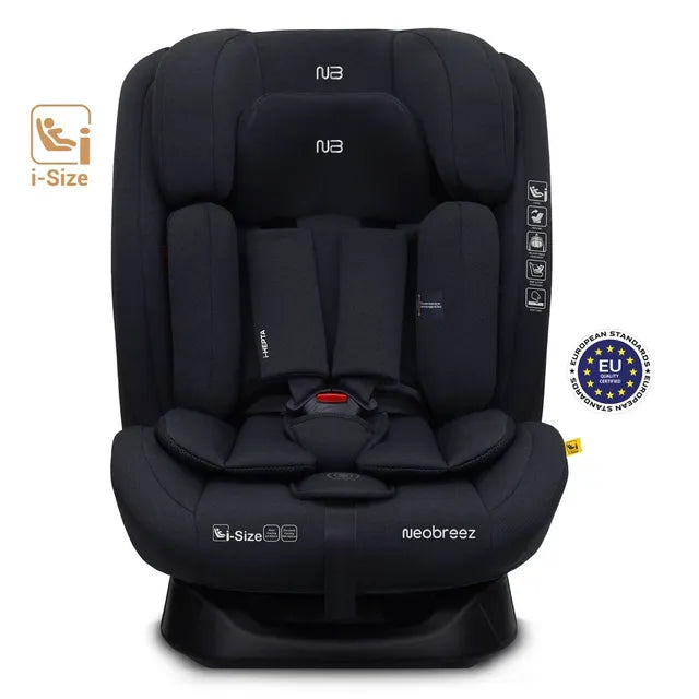 Neobreez i-Hepta i-Size All-In-1 Convertible Car Seat Black Neobreez Yallatoys