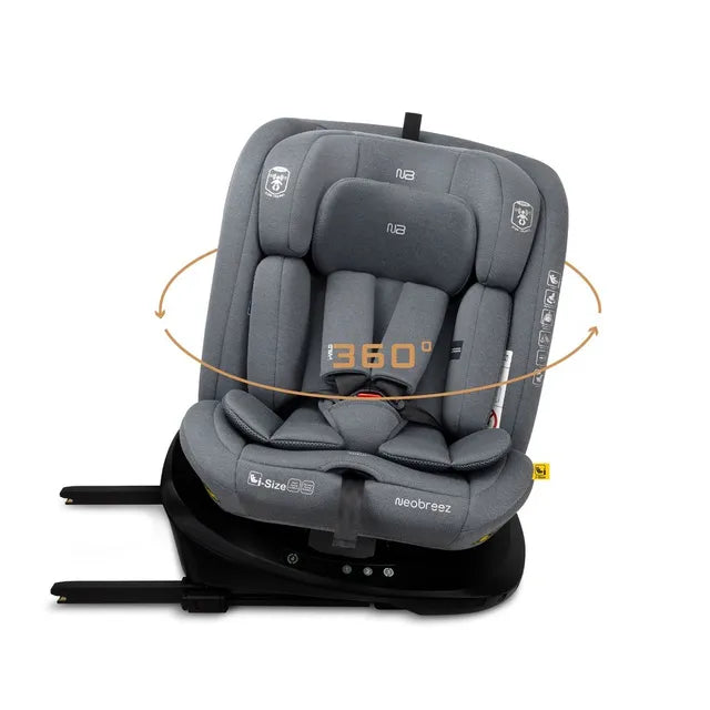 Neobreez - i-Vilo 360-Degree Isofix i-Size Car Seat Grey Neobreez Yallatoys