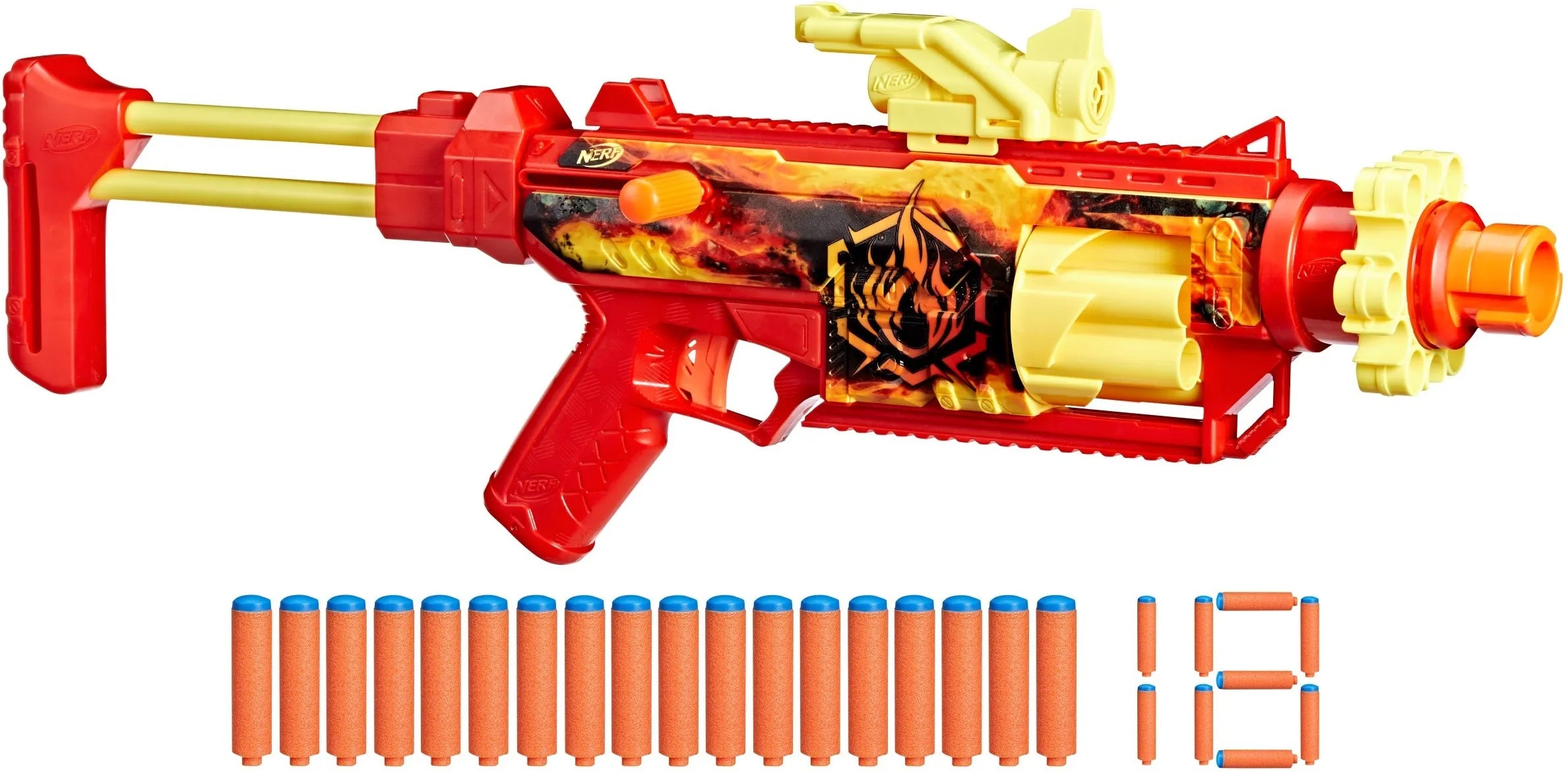 Nerf Loadout Flarefusion Blaster and 18 N1 Darts