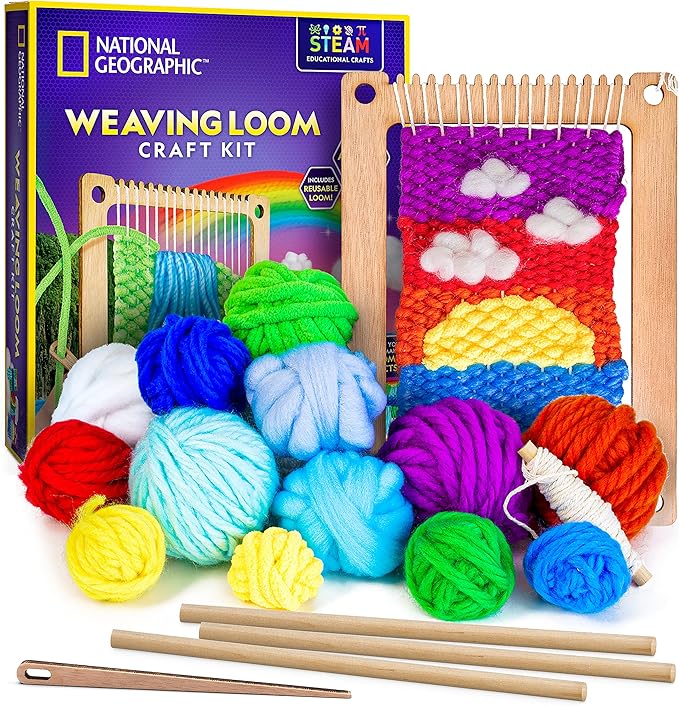 National Geographic Kids Weaving Loom Craft Kit National Geographic Yallatoys