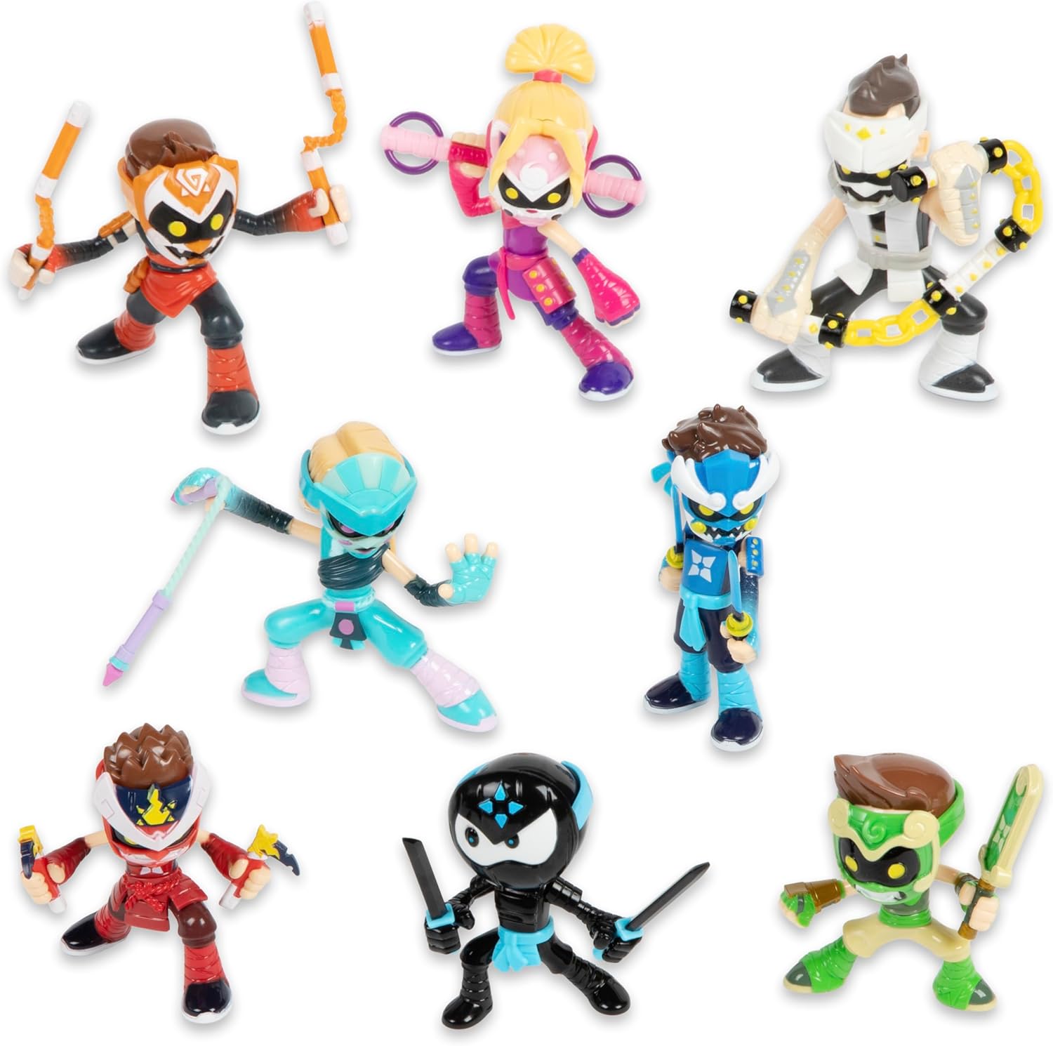 Ninja Kidz Shadow Masters Mystery Figures Series 2 Assorted