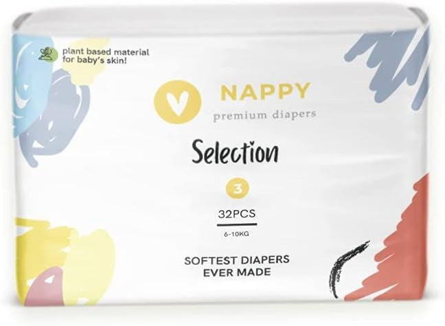 Nappy Premium Pack Size 3 32pcs Nappy Yallatoys
