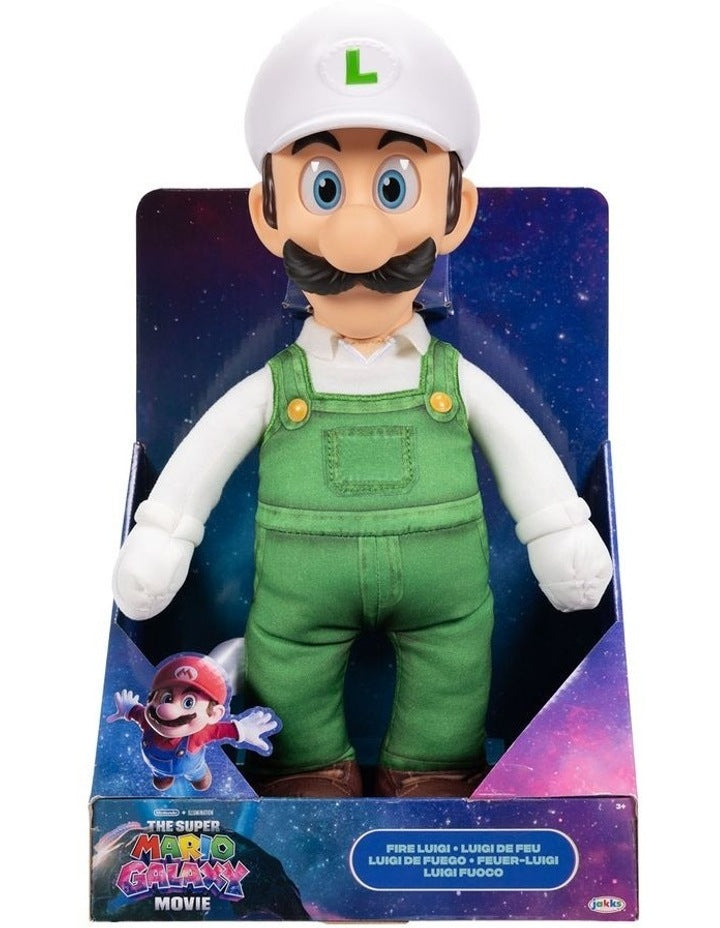 Nintendo Super Mario2 Movie Jumbo Roto Plush Fire Luigi Nintendo Yallatoys