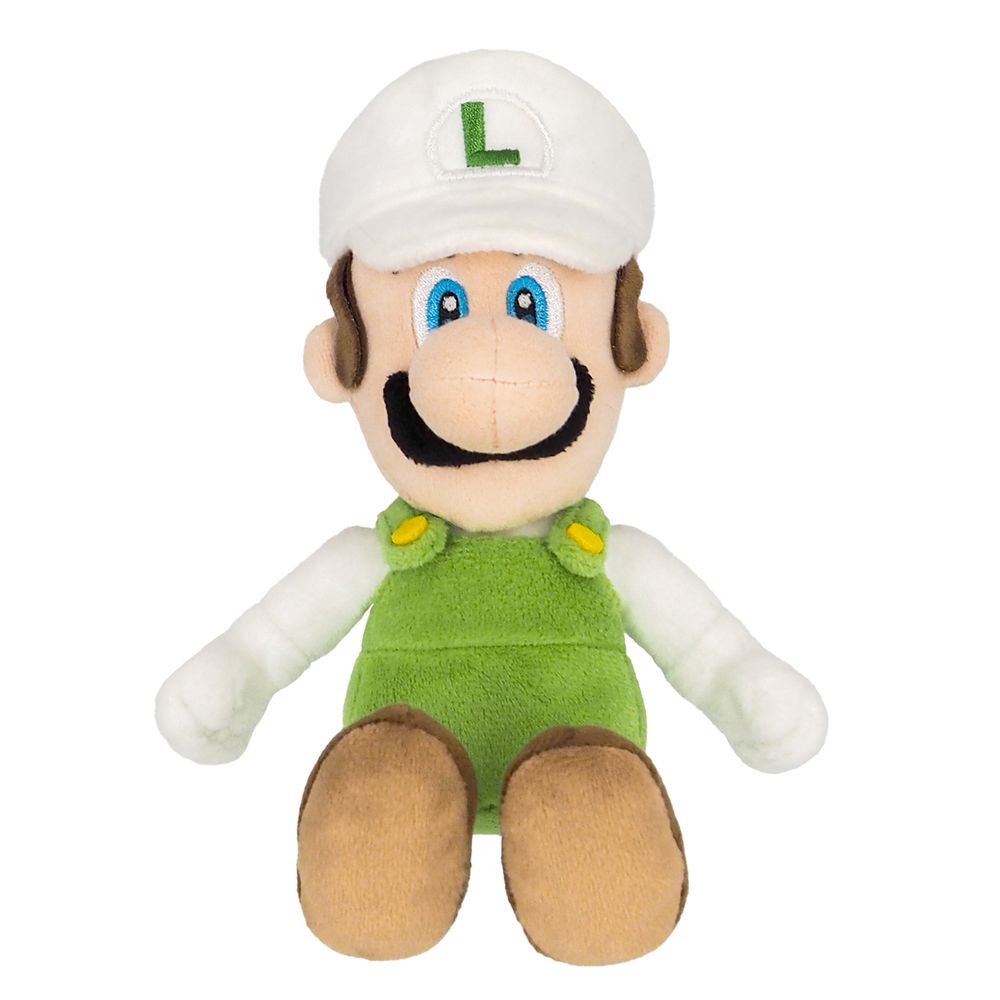 Nintendo Super Mario Fire Luigi 9-Inch Plush Toy