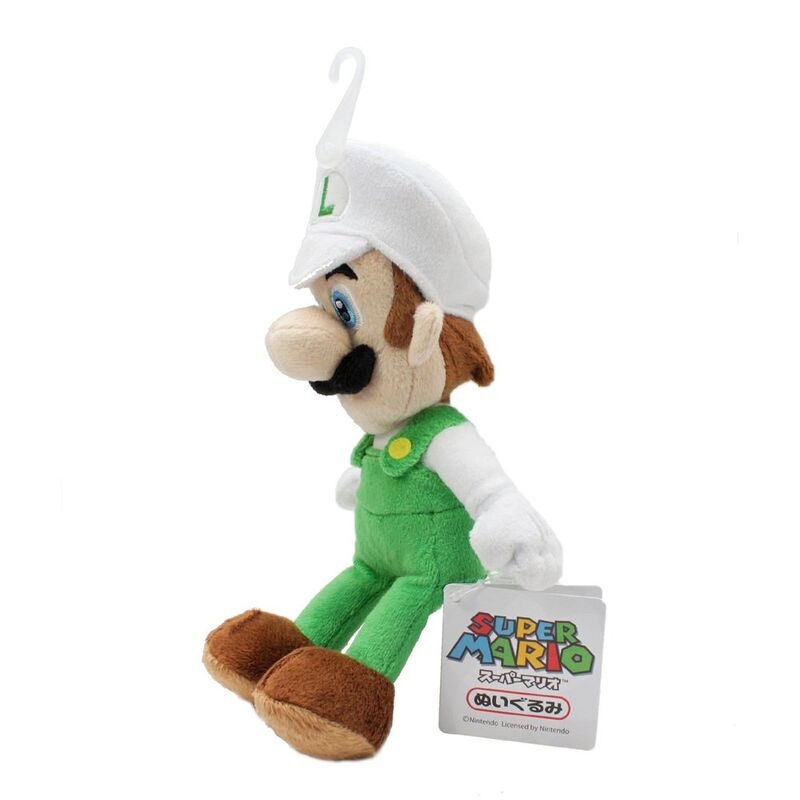 Nintendo Super Mario Fire Luigi 9-Inch Plush Toy