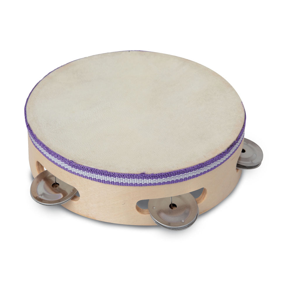 Natural Wood Kids Tambourine