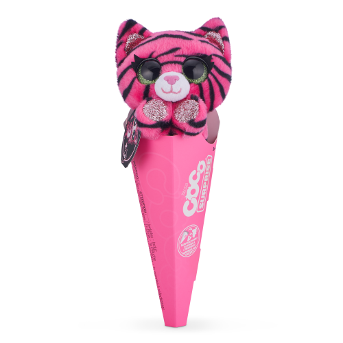 Neon surprise cone toy with hidden characters
