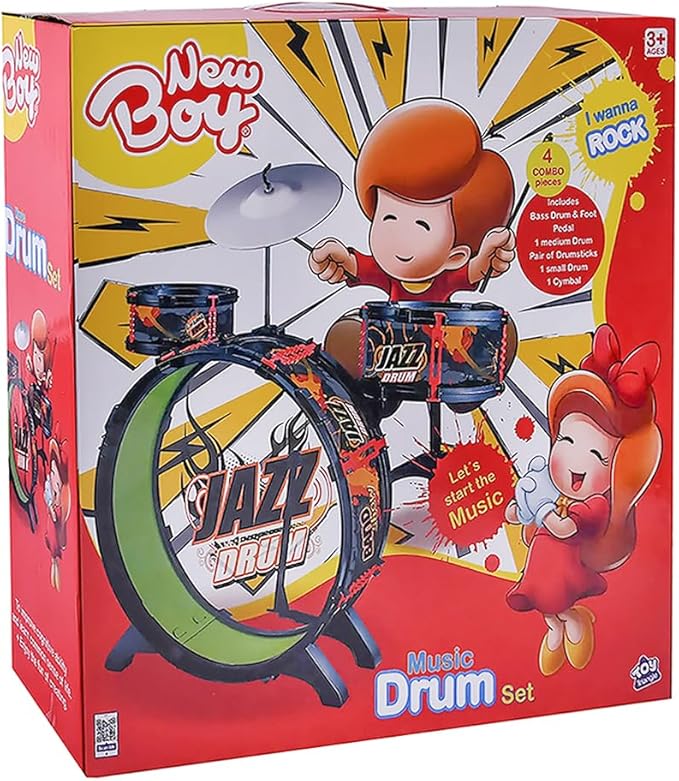 New Boy Drum Set Packaging