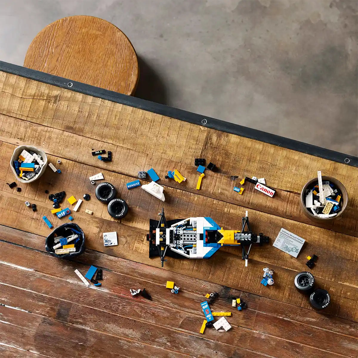 Nigel Mansell Lego Minifigure View