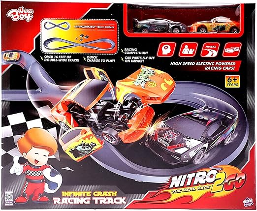 Nitro2Go Racing Crash Playset