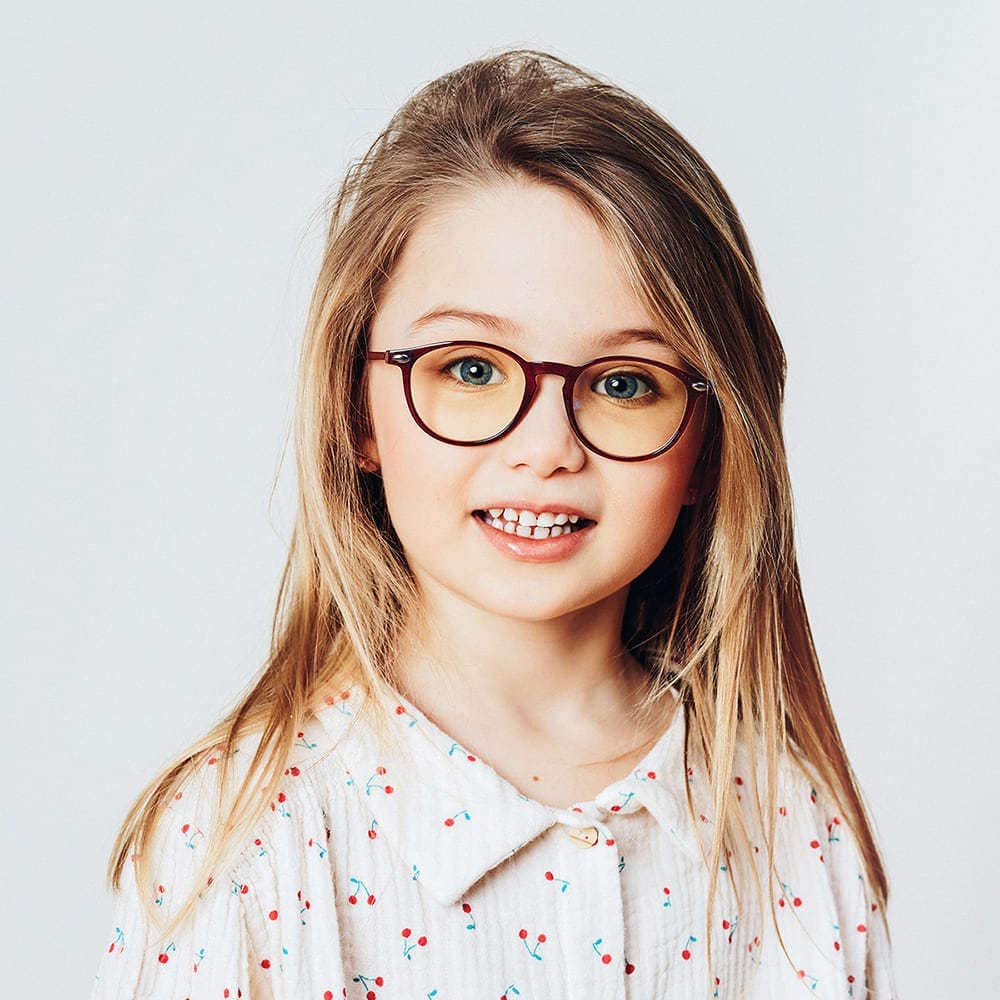 Nooz Round Shape Red Glasses