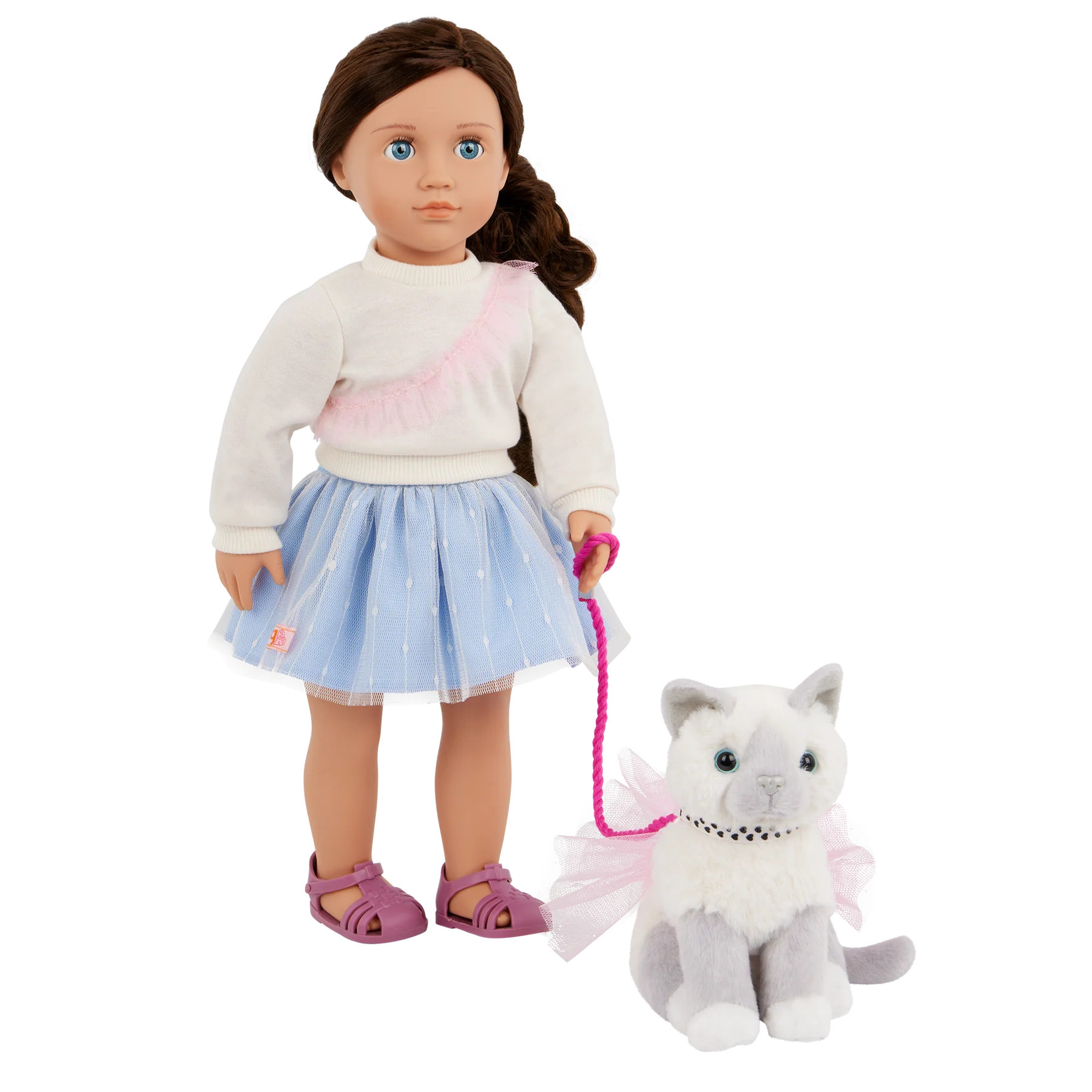 Our Generation Mindy Fashion Doll 18Inch With Pepper Pet Kitten Our Generation Doll Yallatoys
