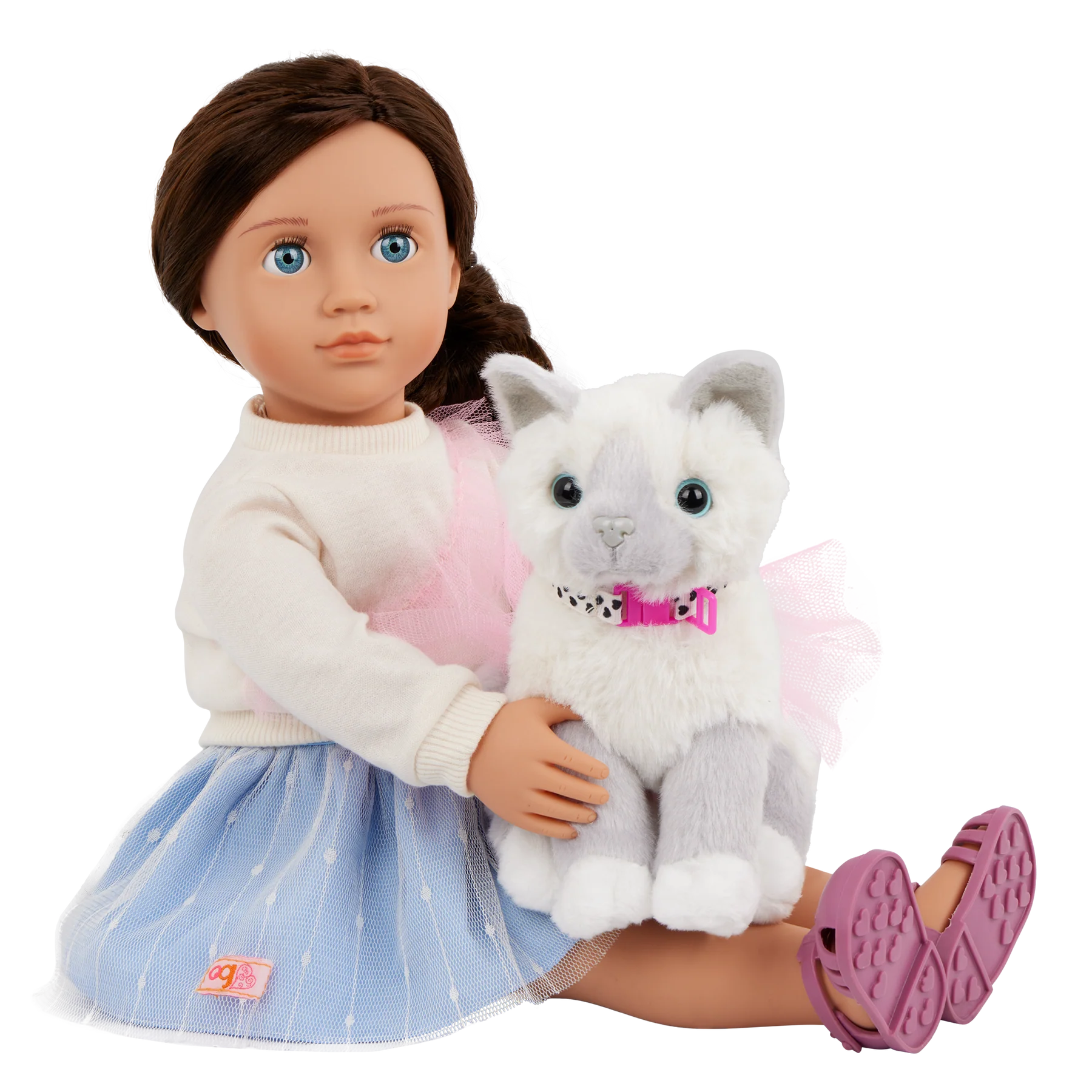 Our Generation Mindy Fashion Doll 18Inch With Pepper Pet Kitten Our Generation Doll Yallatoys