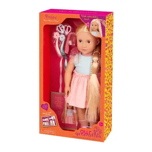 Our Generation Poppy Hair Grow Fashion Doll 18Inch Our Generation Doll Yallatoys