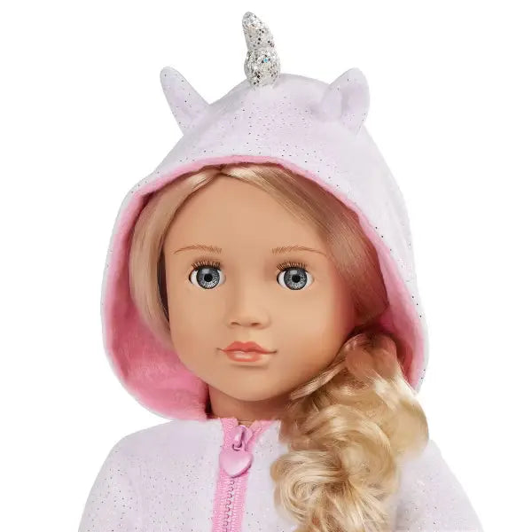 Our Generation Lilian Doll With Unicorn Pajama 18Inch Our Generation Doll Yallatoys