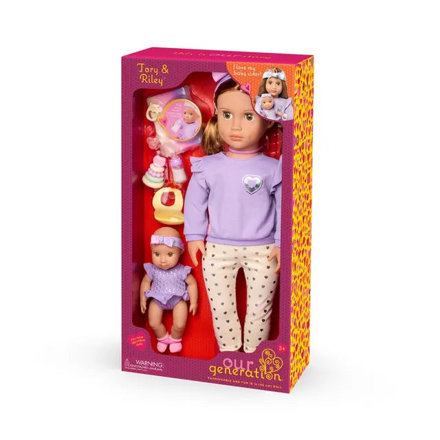 Our Generation Tory and Riley Big & Little Sister Fashion Doll Our Generation Doll Yallatoys