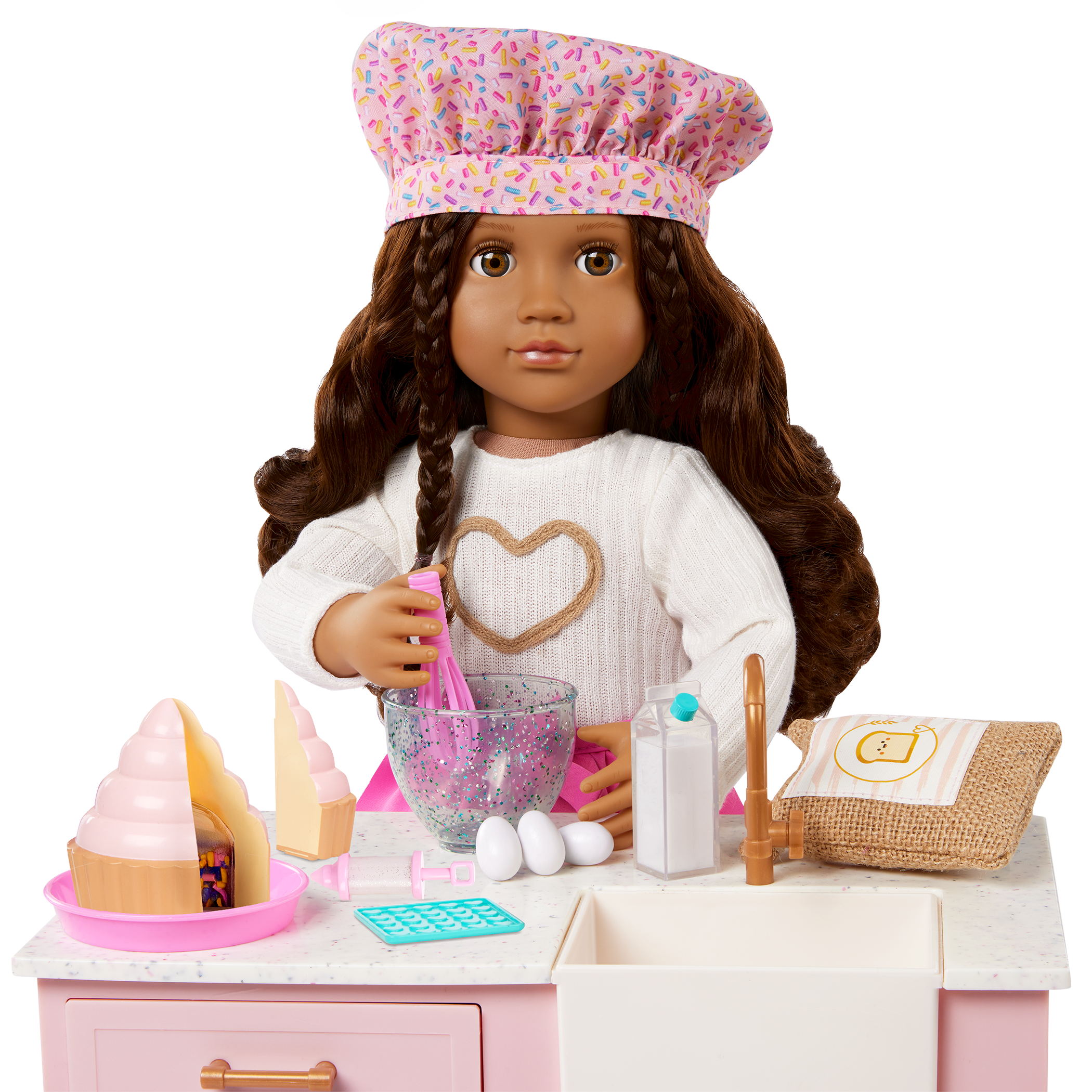 Our Generation Baking Doll Paola with Story Book and Accessories 18Inch Our Generation Doll Yallatoys