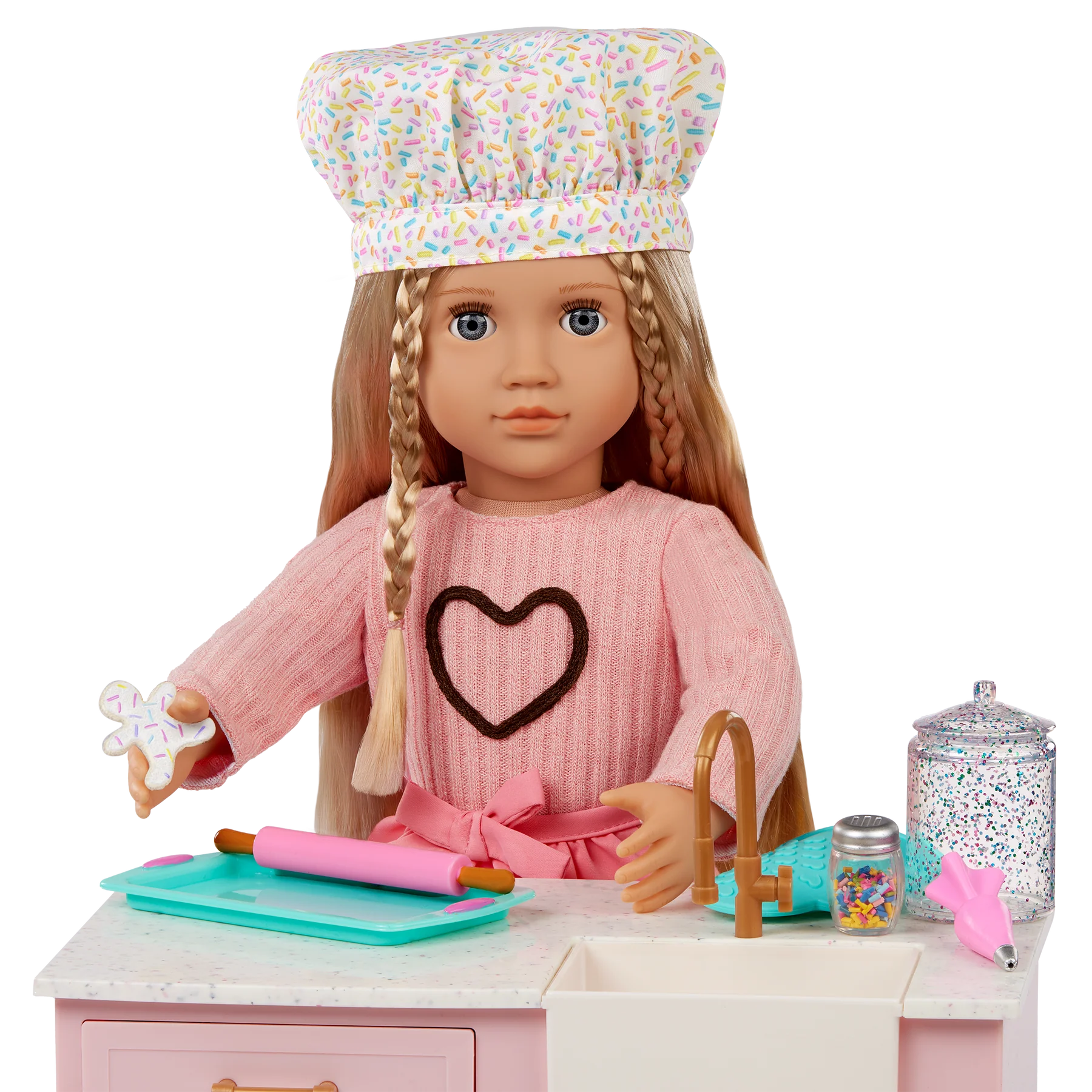 Our Generation Baking Doll Emery with Story Book and Accessories 18Inch Our Generation Doll Yallatoys