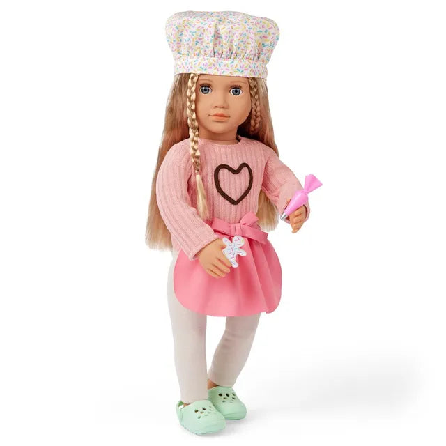 Our Generation Emery Deluxe Baking Fashion Doll 18Inch Our Generation Doll Yallatoys