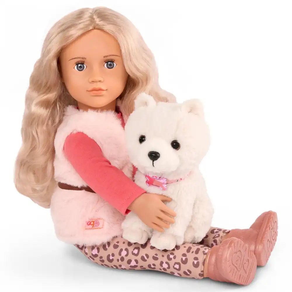 Our Generation Kinsley Doll 18 Inch with Kenzi Plush Puppy Our Generation Doll Yallatoys