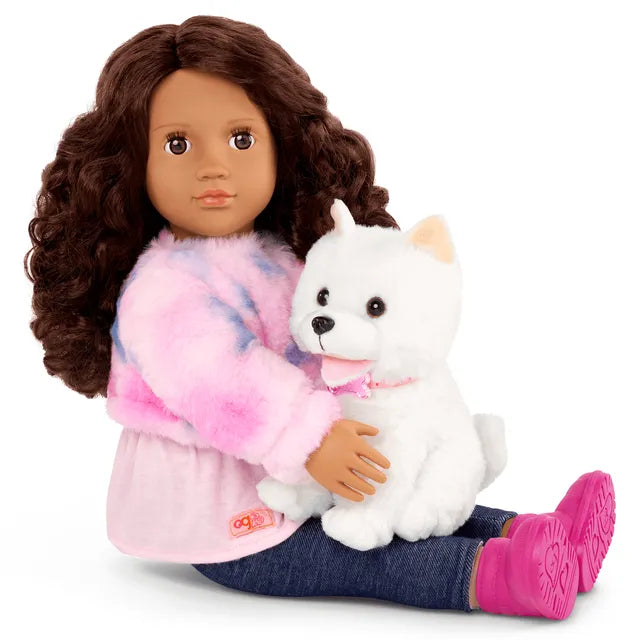 Our Generation Ines Fashion Doll 18Inch With Jojo Pomeranian Pup Our Generation Doll Yallatoys
