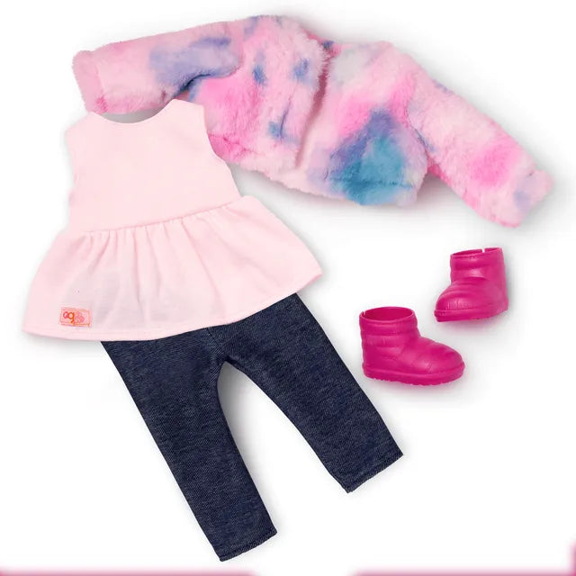 Our Generation Ines Fashion Doll 18Inch With Jojo Pomeranian Pup Our Generation Doll Yallatoys