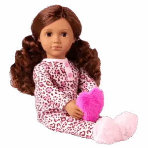 Our Generation Gracia Doll With Leopard Pajama 18Inch Our Generation Doll Yallatoys