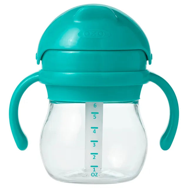 Oxo Tot Transitions Straw Cup Teal 178ml Oxo Tot Yallatoys