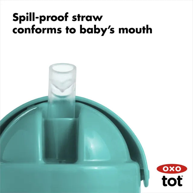 Oxo Tot Transitions Straw Cup Teal 178ml Oxo Tot Yallatoys