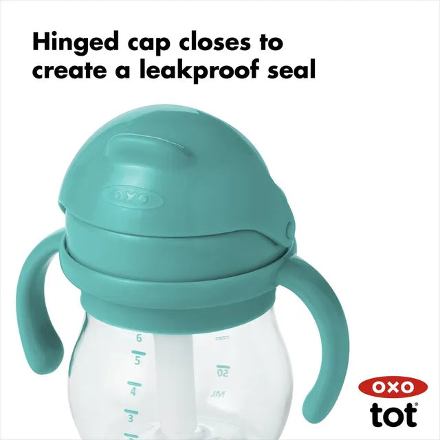 Oxo Tot Transitions Straw Cup Teal 178ml Oxo Tot Yallatoys
