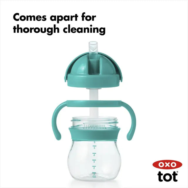Oxo Tot Transitions Straw Cup Teal 178ml Oxo Tot Yallatoys