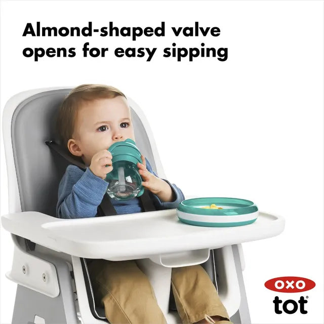 Oxo Tot Transitions Straw Cup Teal 178ml Oxo Tot Yallatoys