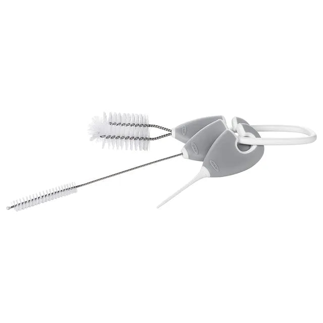 Oxo Tot Cleaning Set For Straw & Sippy Cup Gray Oxo Tot Yallatoys
