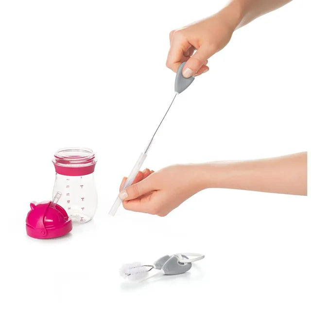 Oxo Tot Cleaning Set For Straw & Sippy Cup Gray Oxo Tot Yallatoys