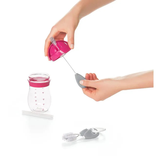 Oxo Tot Cleaning Set For Straw & Sippy Cup Gray Oxo Tot Yallatoys