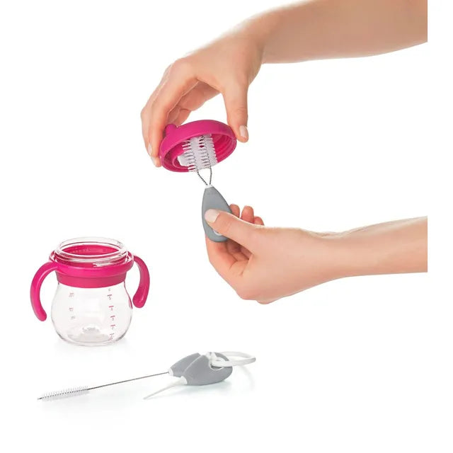 Oxo Tot Cleaning Set For Straw & Sippy Cup Gray Oxo Tot Yallatoys