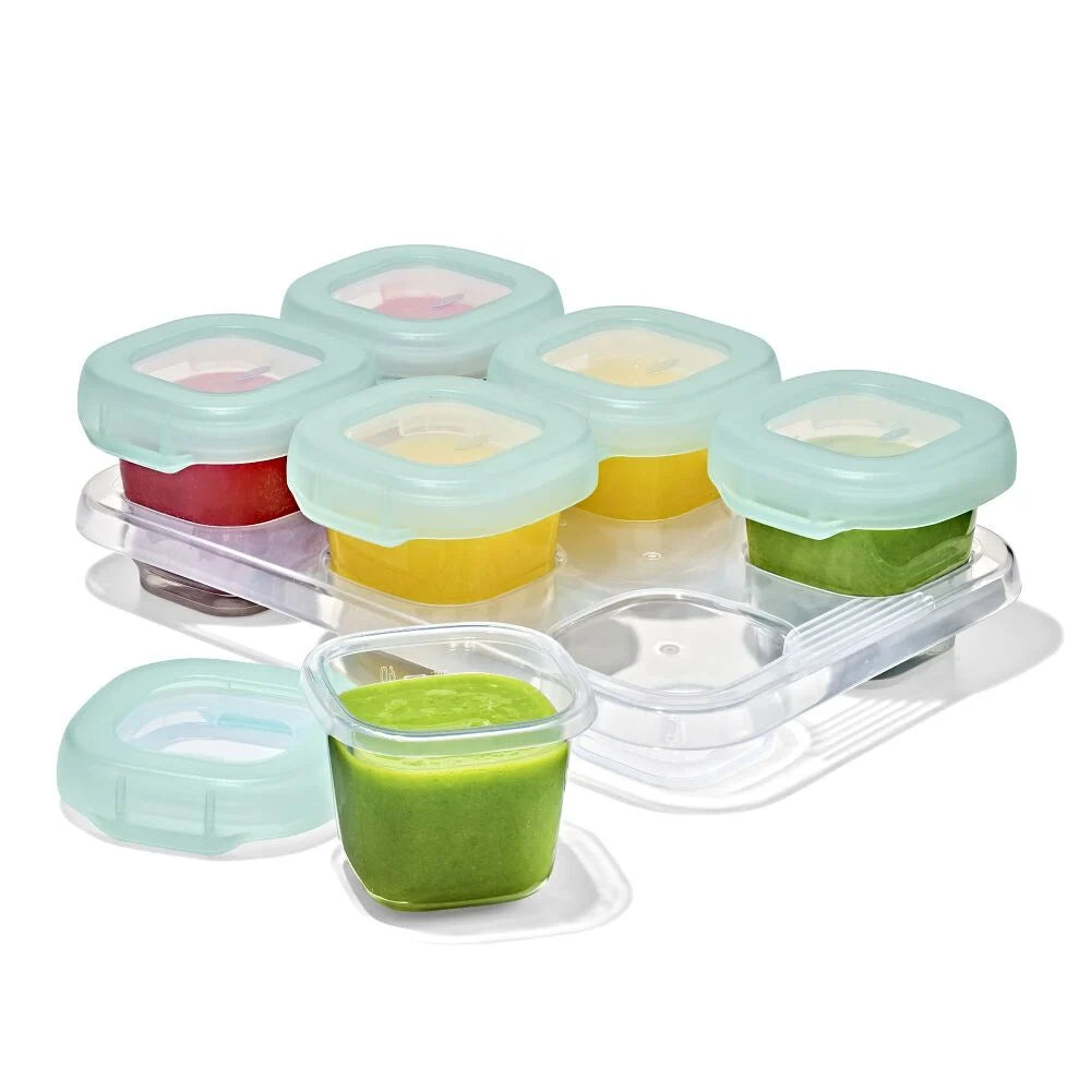 Oxo Tot Baby Blocks Food Storage Containers (2 oz)  Opal Oxo Tot Yallatoys
