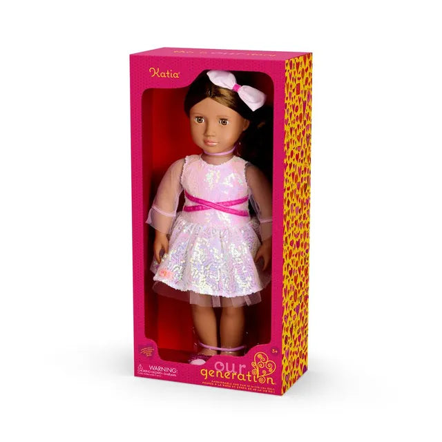 Our Generation Katia doll with festive outfit